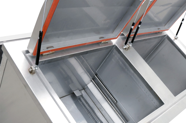 双槽带过滤烘干超声波清洗机